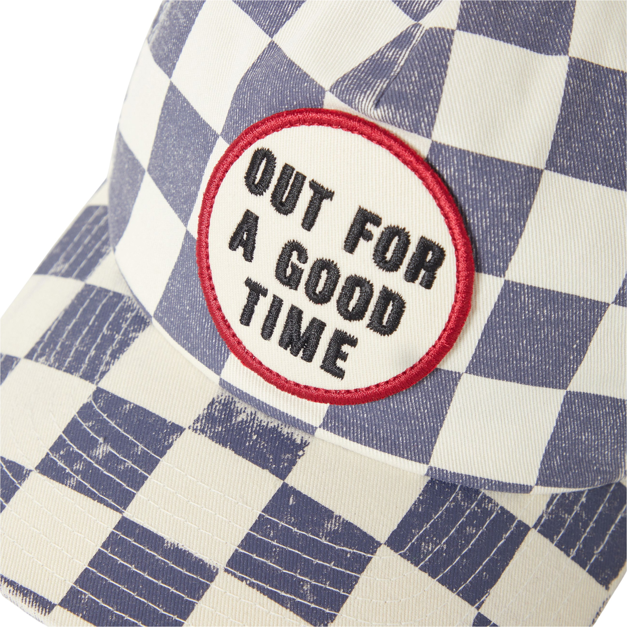 2026 Brixton Womens Out For A Good Time Cap 12093 - Navy Gingham